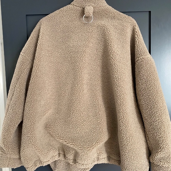 TIBI COZY FLEECE ANORAK ZIP UP, SIZE SMALL - Picture 6 of 8